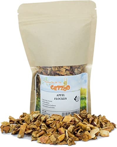 Getzoo Premium Apfelflocken 100g | Natürlicher, Vitaminreicher Snack für Nagetiere | Ballaststoffreich & Gesund | Ideal für Kaninchen, Meerschweinchen, Hamster Getzoo Premium Apfelflocken 100g | Natürlicher, Vitaminreicher Snack für Nagetiere | Ballaststoffreich & Gesund | Ideal für Kaninchen, Meerschweinchen, Hamster von Getzoo