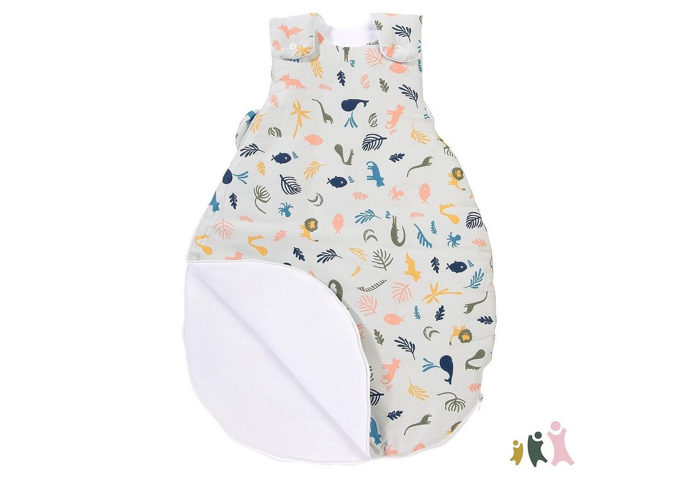 Geuther Babyschlafsack Geuther Bio-Babyschlafsack Größenverstellbar, Pflegeleicht, Party. (1x Babyschlafsack Set, Babyschlafsack), Geuther 4123 Babyschlafsack: Bio-Baumwolle, Top-Qualität. von Geuther