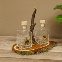 Geschenk Jäger Essig & Öl Set Mit Jagdmotiv Auf Akazie Rehbock Stange Als Griff Gtk27.40.2.4 Geschenk Jäger Essig & Öl Set Mit Jagdmotiv Auf Akazie Rehbock Stange Als Griff Gtk27.40.2.4 von GeweiheKrumholz