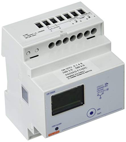 Gewiss Betriebsstundenzähler Energia trifasico indirekte TC/5 A 4 Module von Gewiss