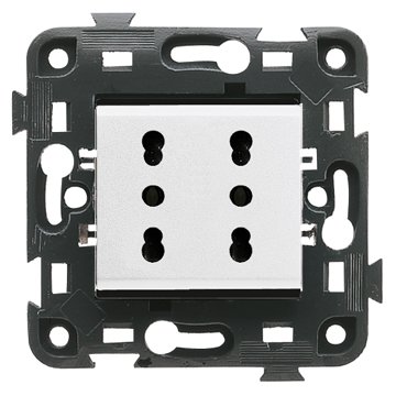 Gewiss Eco60 – Doppelsockel IT.2 x 2 Pole+16 250 V Weiß Eco60 von Gewiss