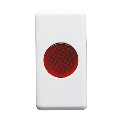Gewiss Einzelne Signalanzeige, 12/24/250 V, rot, 1 Modul, System Weiß von Gewiss