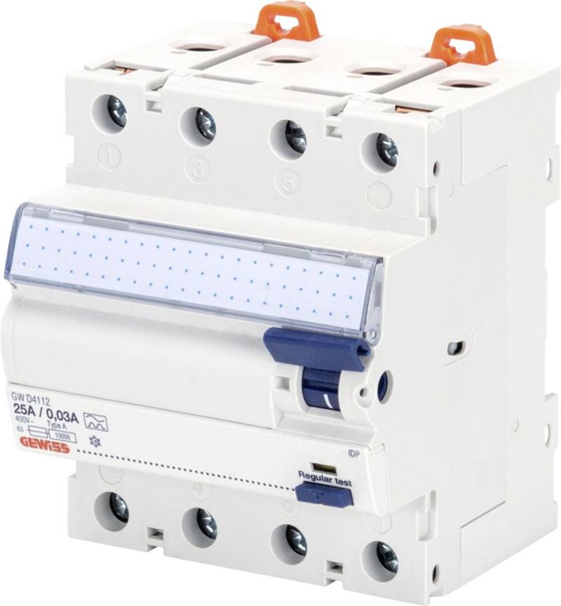 Gewiss FI-Schutzschalter GWD4132 40A, 4-polig, 0,03 A von Gewiss