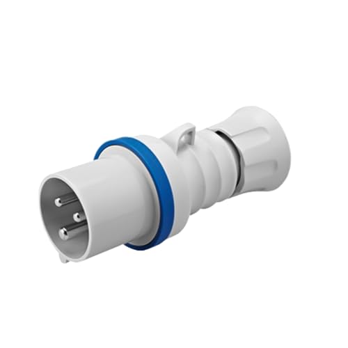 Gewiss GW60004h Low Spannung Schraube Verkabelung freier Stecker, Hohe Leistung, IP44/IP54, 6 Referenz, 2P + E POLE, 200 V-250 V, 16 A, 50 Hz/60 Hz, Blau von Gewiss