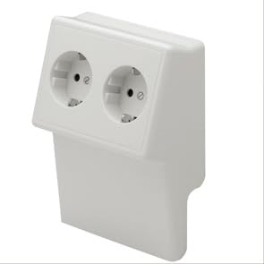 Gewiss NP42838 Slksltk Doppelgerätetankral9010 von Gewiss