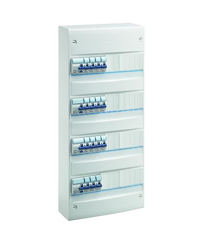 Vorgerüstetes Gehäuse – mit Schrauben – 4R 52 Module – 1 ID 2P 63 A 30 mA Typ AC + 2 ID 2P 40 A 30 MA Typ AC + 1 ID 2P 63 A 30 MA Typ A + 15 DISJ. 1P+N: 7 x 16 A, 7 x 2 x 2 0 A, 1 x 32 A Vorgerüstetes Gehäuse – mit Schrauben – 4R 52 Module – 1 ID 2P 63 A 30 mA Typ AC + 2 ID 2P 40 A 30 MA Typ AC + 1 ID 2P 63 A 30 MA Typ A + 15 DISJ. 1P+N: 7 x 16 A, 7 x 2 x 2 0 A, 1 x 32 A von Gewiss