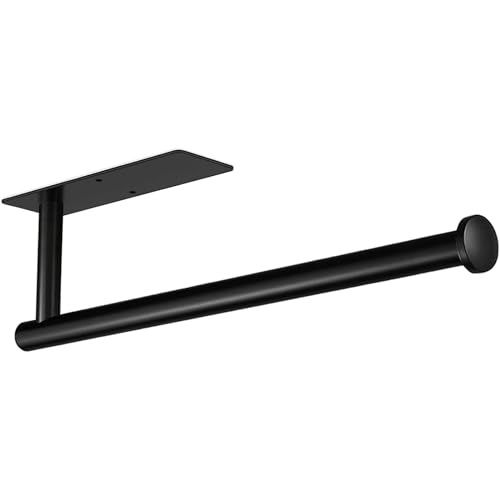 Gewtur Küchenrollenhalter Schwarz, Selbstklebend Küchenrollenhalter Wand, Edelstahl Küchenrollenhalter für Alle Küchenpapier Gewtur Küchenrollenhalter Schwarz, Selbstklebend Küchenrollenhalter Wand, Edelstahl Küchenrollenhalter für Alle Küchenpapier von Gewtur