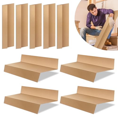 Geyoga 12 Stück 0,5 x 0,9 m temporärer Treppenschutz-Papierrollenabdeckung für Bau, Renovierung, Treppenstufen, Oberflächenschutzzubehör, Holzfarbe Geyoga 12 Stück 0,5 x 0,9 m temporärer Treppenschutz-Papierrollenabdeckung für Bau, Renovierung, Treppenstufen, Oberflächenschutzzubehör, Holzfarbe von Geyoga