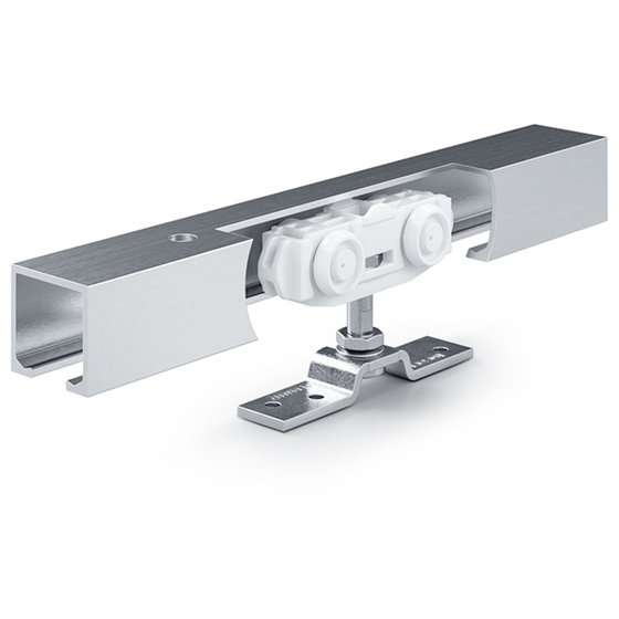 GEZE - Schiebetürbeschlag,mit Laufschiene,Rollan 40 NT, 2350mm,FB max.1190 von Geze