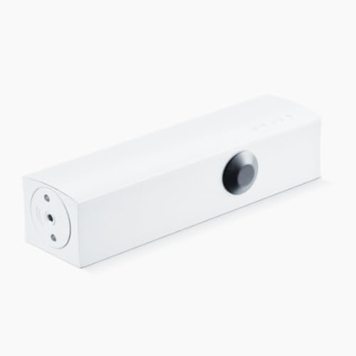 Geze Türschließer TS 4000 EN 2-6 in Weiß ohne Gestänge für einflügelige Türen bis 1400 mm Flügelbreite, Grundkörper für Gestängetürschließer EN 1-6 - 28,7x4,6x6cm von Geze