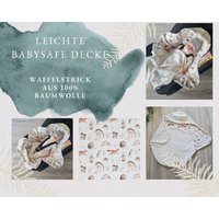 Leichte Waffelstrick Einschlagdecke Creme Babydecke Frühling Sommer Babyschale Geburt Baby Unisex Decke Leichte Waffelstrick Einschlagdecke Creme Babydecke Frühling Sommer Babyschale Geburt Baby Unisex Decke von Gezeiten