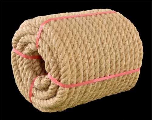 Gfsdjalkj 14 mm natürliches Juteseil, for Kratzen von Haustieren, handgefertigt, Basteldekoration(20M) von Gfsdjalkj