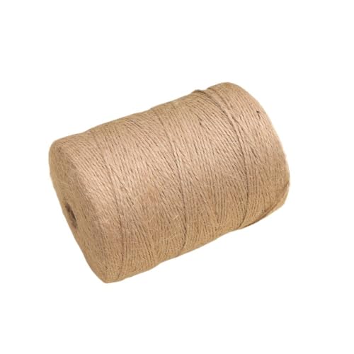 Gfsdjalkj 2 mm 300 m natürliche Makramee-Jute, Bindfaden, Hanfseil for Heimwerker, handgefertigte Geschenkverpackung, Hochzeit, Heimdekoration von Gfsdjalkj