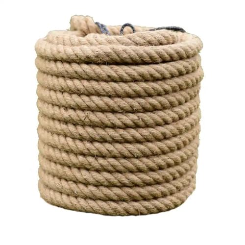 Gfsdjalkj 26 mm Hanfseil, handgefertigtes Hanfseil, geeignet for DIY-Dekorationen, Vintage-Hanfseil, Restaurant-Dekor(26mmx2meter) von Gfsdjalkj