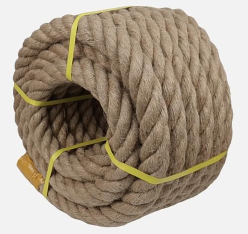 Gfsdjalkj 40 mm 2 m Juteseile, natürliches Hanfleinen, for Kordel, Inneneinrichtung, Heimdekoration von Gfsdjalkj