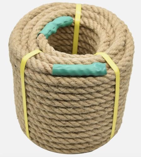 Gfsdjalkj Natürliche Jute-Seilschnur, Rollenseil-Hanf, geeignet for Kratzen von Haustieren, handgefertigte DIY-Basteldekoration(10M) von Gfsdjalkj