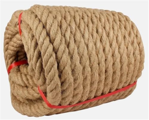 Gfsdjalkj Natürliches Juteseil, Schnurrollen, geeignet for Kratzen von Haustieren, handgefertigte DIY-Basteldekoration(10M,10 mm) von Gfsdjalkj