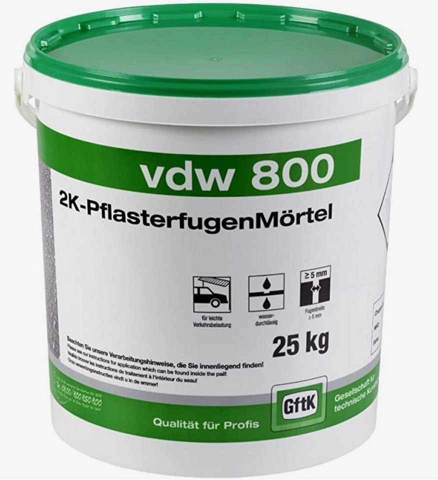 GftK Fugenmörtel VDW 800 Fugenmörtel, Natur, 25 Kg von GftK