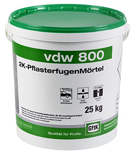 vdw 800 Pflasterfugenmörtel 25kg Basalt von GftK