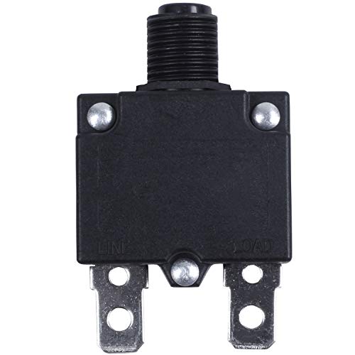 Ggnaxivs AC 125 / 250V 10A Schalter mit thermischer ueberlastschutz Schwarz von Ggnaxivs