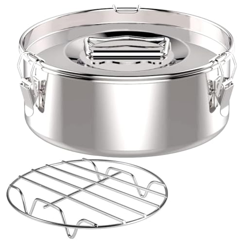 Ggnaxivs Flan Pan Mold 2.3 Qt, Edelstahl Flan Mold with Lid - Flan Maker - Flan Maker von Ggnaxivs