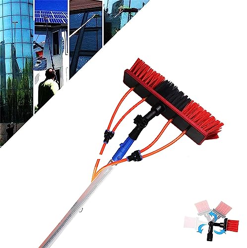 Gguwug Teleskop Waschbürste mit Wasserdurchlauf, 3m~15m Schrubberbürste mit Verlängerung Ausziehbare Reinigungsbürste für Außenwände Autos & Fenster teleskopstange+solarreinigung teleskopreiniger Gguwug Teleskop Waschbürste mit Wasserdurchlauf, 3m~15m Schrubberbürste mit Verlängerung Ausziehbare Reinigungsbürste für Außenwände Autos & Fenster teleskopstange+solarreinigung teleskopreiniger von Gguwug