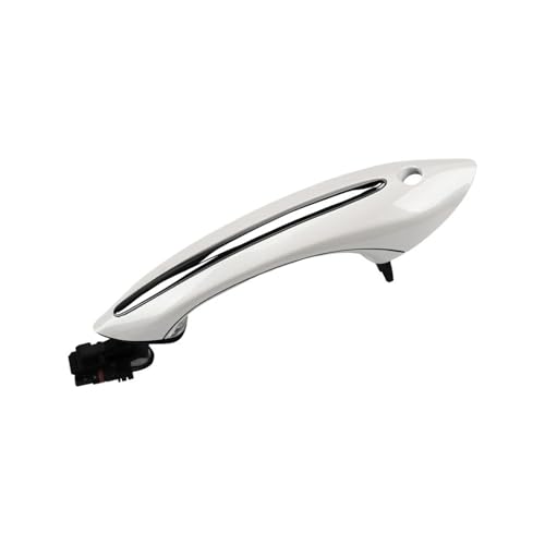 Ggwqoops Auto Außentürgriffe Für 5 6 7 Series Für F10 Für F07 Für F02 525 528 530 535 730 Außentürgriff Außentürgriff Türdrücker(White,Front Left) von Ggwqoops