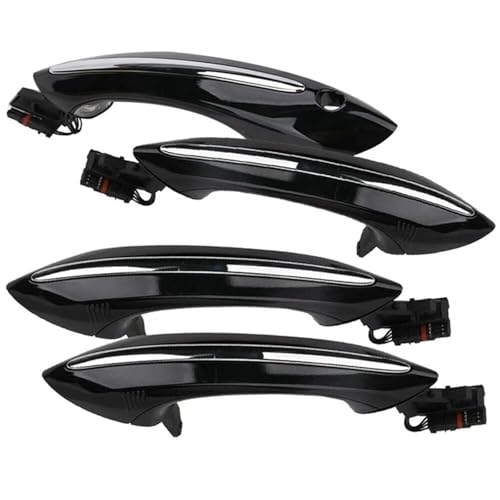 Ggwqoops Auto Außentürgriffe Für 5 Series 2011-2017 Auto Außentürgriff 51217231931 Türdrücker(4PCS Black) von Ggwqoops