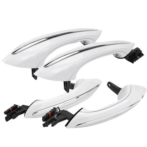 Ggwqoops Auto Außentürgriffe Für 5 Series 2011-2017 Auto Außentürgriff 51217231931 Türdrücker(4PCS White) von Ggwqoops