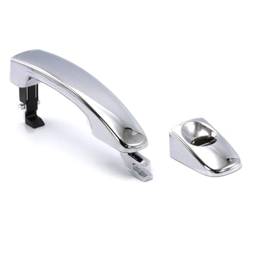 Ggwqoops Auto Außentürgriffe Für Ford Für Ranger 2012-2020 Äußere Außentür Griff Chrom 1746933 AB39-26224A46-CB Türdrücker(Handle with Key Hole) von Ggwqoops