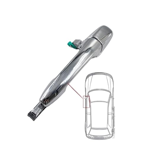 Ggwqoops Auto Außentürgriffe Für Ford Für Ranger Für Mazda Für Bt50 2006-2011 Für Mazda 3 2003-2008 Chrom-Türaußengriff Türdrücker(Front L with hole) von Ggwqoops