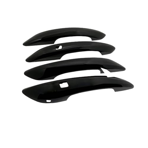 Ggwqoops Auto Außentürgriffe Für Hyundai Für Elantra Für Avante Für CN7 2021-2024 Auto-Außentürgriffabdeckung Verkleidungsabdeckungen Türdrücker(Metallic Blcak) von Ggwqoops