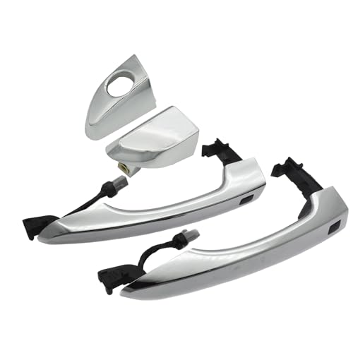 Ggwqoops Auto Außentürgriffe Für Hyundai Für Tucson 2.0L 2.4L 2016-2021 Außen Außerhalb Vorne Links Rechts Fahrer Passagier Türgriff Türdrücker(Front Pair with Cap) von Ggwqoops