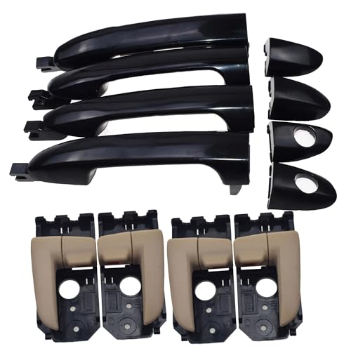 Ggwqoops Auto Außentürgriffe Für Kia Für Spectra Für Cerato 1.8L 2.0L 2004-2009 Außen Oder Innen Vorne Hinten Links Rechts Türgriff Türdrücker(Beige) von Ggwqoops