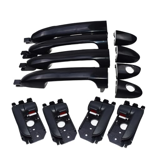 Ggwqoops Auto Außentürgriffe Für Kia Für Spectra Für Cerato 1.8L 2.0L 2004-2009 Außen Oder Innen Vorne Hinten Links Rechts Türgriff Türdrücker(Black) von Ggwqoops