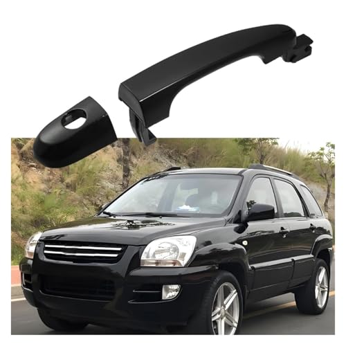 Ggwqoops Auto Außentürgriffe Für Kia Für Sportage 2005-2010 Vorne Links Fahrer Rechts Außerhalb Außentürgriff 82651-1F010 82661-1F010 Türdrücker(Front Left Driver) von Ggwqoops