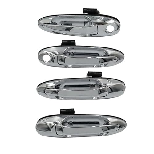 Ggwqoops Auto Außentürgriffe Für LEXUS Für LX470 1998-2007 Für Toyota Für Tundra 2004-2006 Autotür-Außengriff Türdrücker(Silver Set) von Ggwqoops