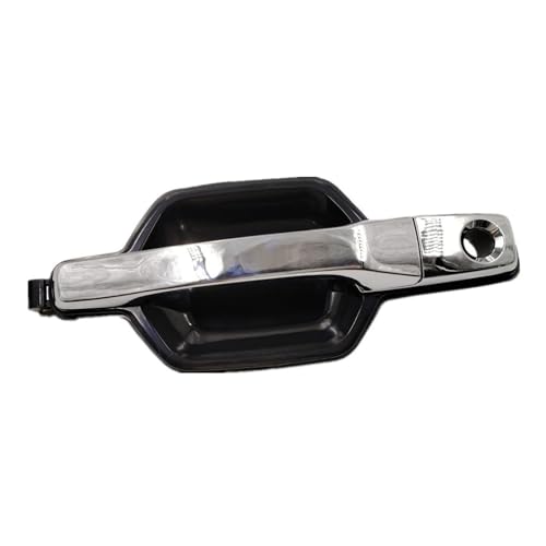 Ggwqoops Auto Außentürgriffe Für Mitsubishi Für Montero 2001-2006 Außentüraußengriff 5716A359XA MR970425 Chrom Schwarz Türdrücker(Front Left) von Ggwqoops