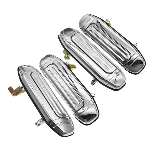 Ggwqoops Auto Außentürgriffe Für Mitsubishi Für Montero Für Pajero 1992-2000 Chrom Außentürgriff Vorne Hinten Links Rechts 4 Stück Türdrücker(Silver) von Ggwqoops
