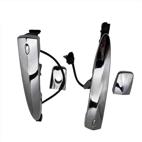 Ggwqoops Auto Außentürgriffe Für Nissan Für Leaf 2011-2017 Auto Front Chrome Außentürgriffe Silber ABS 806469N00A 806451AA0A Türdrücker(Left Right) von Ggwqoops