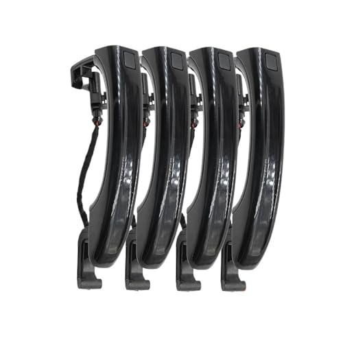 Ggwqoops Auto Außentürgriffe Für Q7 2007-2015 Bule Oder Schwarz Außentürgriff 4 Stück 4L0837205A 4L0837205B 4L0837207A Türdrücker(Old Black) von Ggwqoops