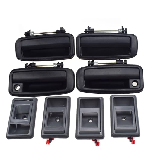 Ggwqoops Auto Außentürgriffe Für Toyota Für Corolla Für Geo Für Prizm 1988-1992 Außen- Und Innentürgriff Tür Vorne Hinten Links Rechts Türdrücker(Kit 004) von Ggwqoops