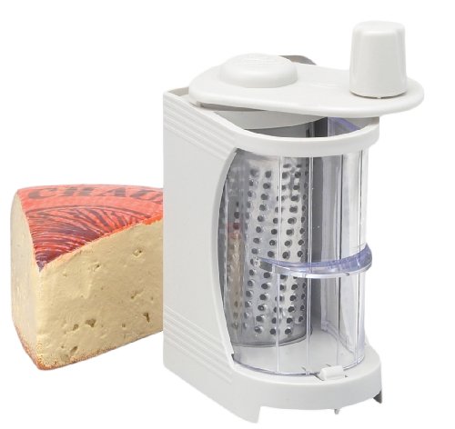 Ghidini Cipriano S.R.L. Reibe Dolce & salato acea - Parmesan Cheese Grater - Modern - Weiß/Opulenter Garten - Edelstahl von Ghidini Cipriano S.R.L.