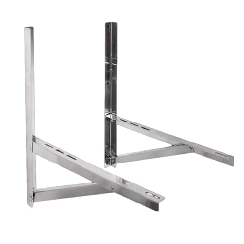 Air Conditioner Support Bracket, Split AC Wall Mount, Stainless Steel Foldable Frame, Features Heavy Duty Stability and Rust Resistance, for Window Unit Ductless Heater Outdoor Use Air Conditioner Support Bracket, Split AC Wall Mount, Stainless Steel Foldable Frame, Features Heavy Duty Stability and Rust Resistance, for Window Unit Ductless Heater Outdoor Use von Ghjkldha