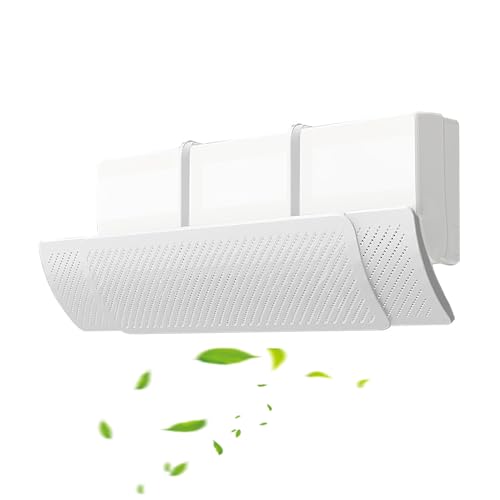 Air Vent Deflector, AC Direction Baffle, Adjustable Cooling Guide, Multi-Scene Application, Anti-Wind Direct Shield for Home, Car, Offices, Ceiling Use, 6.69x1.18x22.83 inches von Ghjkldha