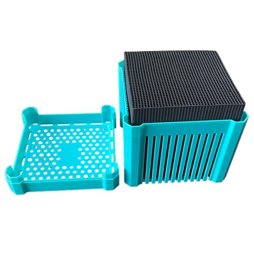 Aktivkohlenstoff, Premiumkohle mit Wasserreinigung, Tankfiltrationshilfe zum Entfernen von Toxinen, mit einfachem Gebrauch, Aquariumzubehör ideal für Süßwasser- und Salzwassersysteme 11.2x11.2cm Aktivkohlenstoff, Premiumkohle mit Wasserreinigung, Tankfiltrationshilfe zum Entfernen von Toxinen, mit einfachem Gebrauch, Aquariumzubehör ideal für Süßwasser- und Salzwassersysteme 11.2x11.2cm von Ghjkldha