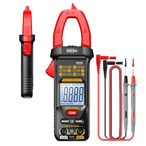 Digital Clamp Meter - 7.64 Inches 4000 Counts Contactless DC Tester for Electrical Measurement, Smart Indicator Display with Accurate Reading, Meter for Electrician Workshop Garage Automotive Digital Clamp Meter - 7.64 Inches 4000 Counts Contactless DC Tester for Electrical Measurement, Smart Indicator Display with Accurate Reading, Meter for Electrician Workshop Garage Automotive von Ghjkldha
