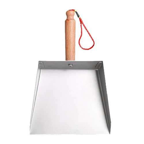 Dust Pan, Stainless Steel Dustpan, 4.53x5.51in Versatile Wide Mouth Design, Rust Resistant Construction, Portable Sweeping Tool for Kitchen Bathroom Garage RVs Patio von Ghjkldha