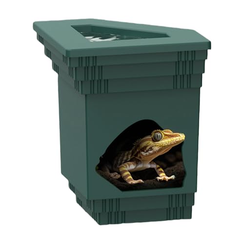 Echsen Futternapf Schale,2 in 1 Reptilienhöhle Mit Futternapf | Zubehör Badebereich Dekoration Für Bartagamen Ballpythorn Kröten Reptilien Echsen Futternapf Schale,2 in 1 Reptilienhöhle Mit Futternapf | Zubehör Badebereich Dekoration Für Bartagamen Ballpythorn Kröten Reptilien von Ghjkldha