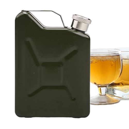 Edelstahl Flasche,Taschenflasche 150ml - Auslaufsicherer Whiskey Behälter Flakon Für Wandern Picknick Reise Fitness Abenteuer Edelstahl Flasche,Taschenflasche 150ml - Auslaufsicherer Whiskey Behälter Flakon Für Wandern Picknick Reise Fitness Abenteuer von Ghjkldha